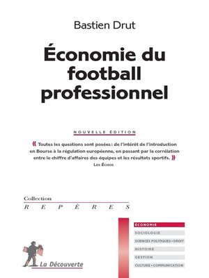 cover image of Économie du football professionnel